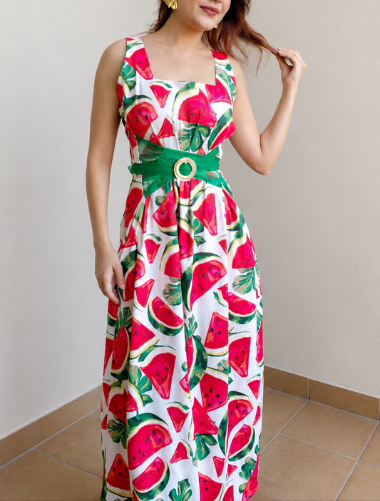 Watermelon Print Dress