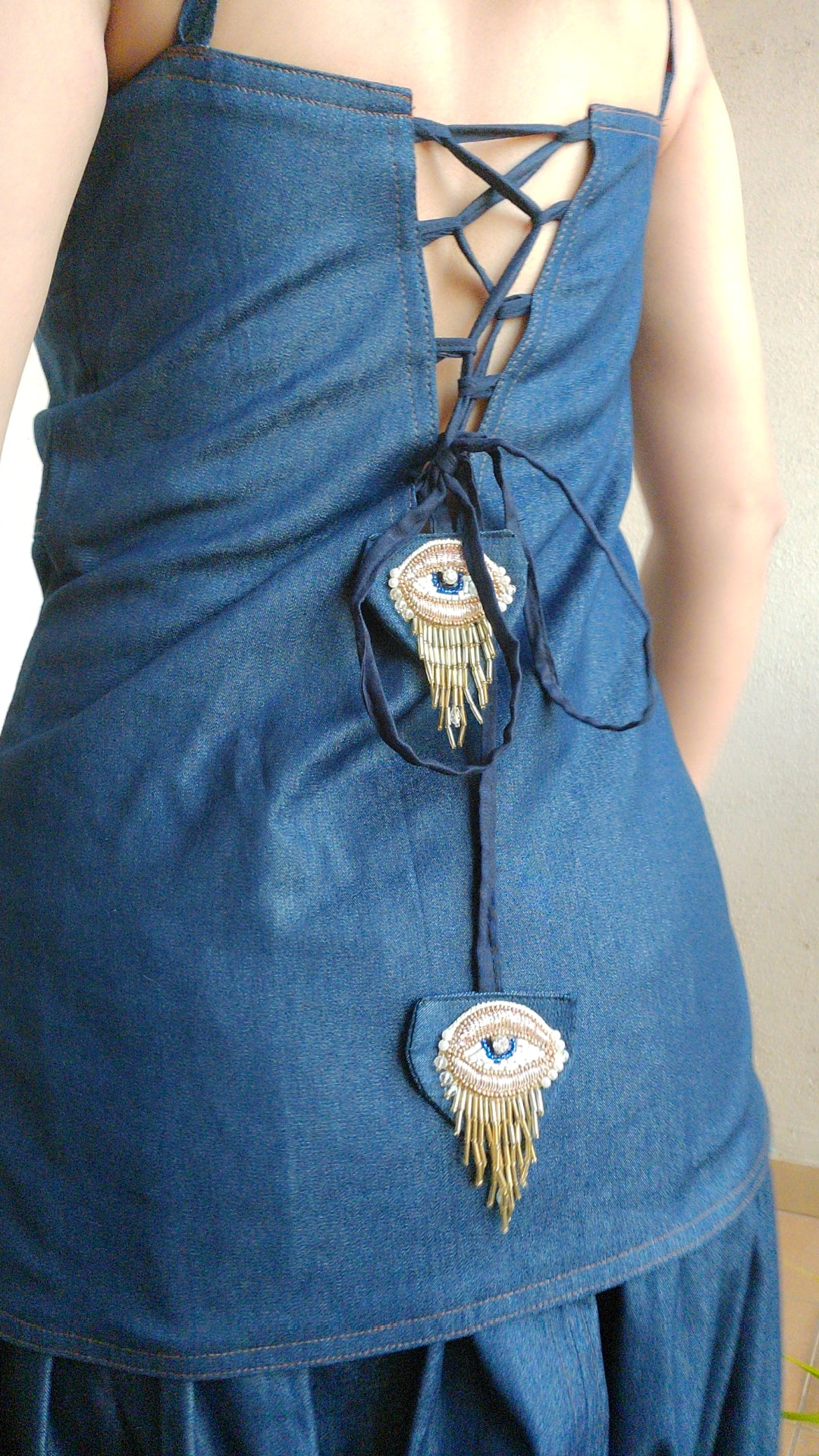 Blue Denim Coord Set