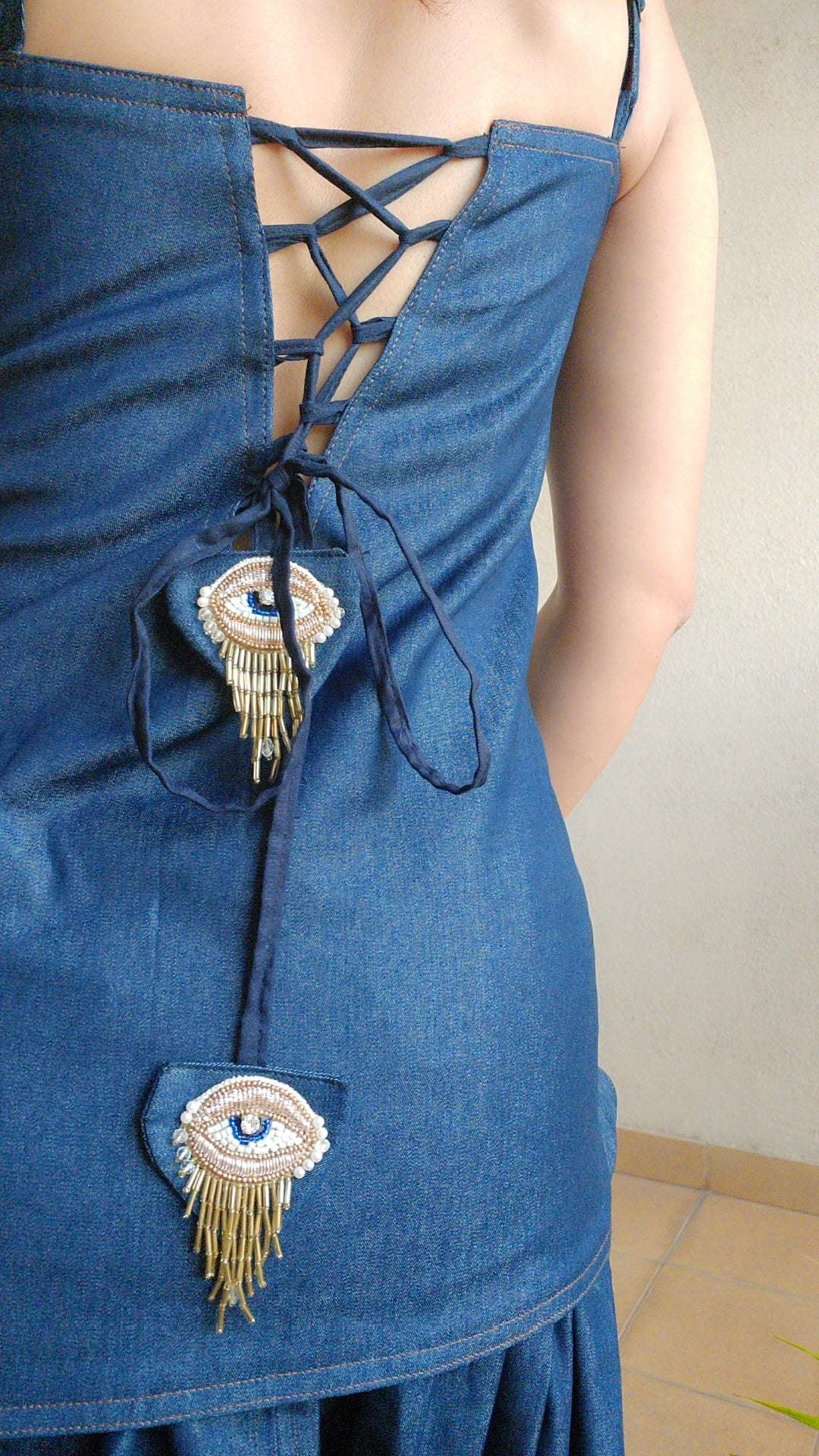 Blue Denim Coord Set