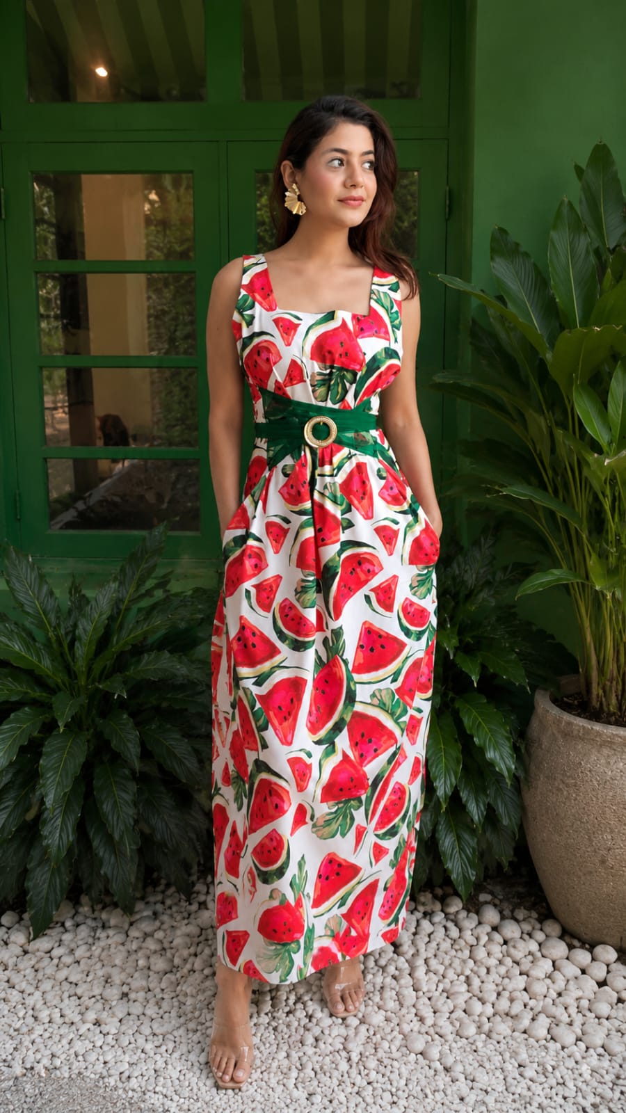 Watermelon Print Dress