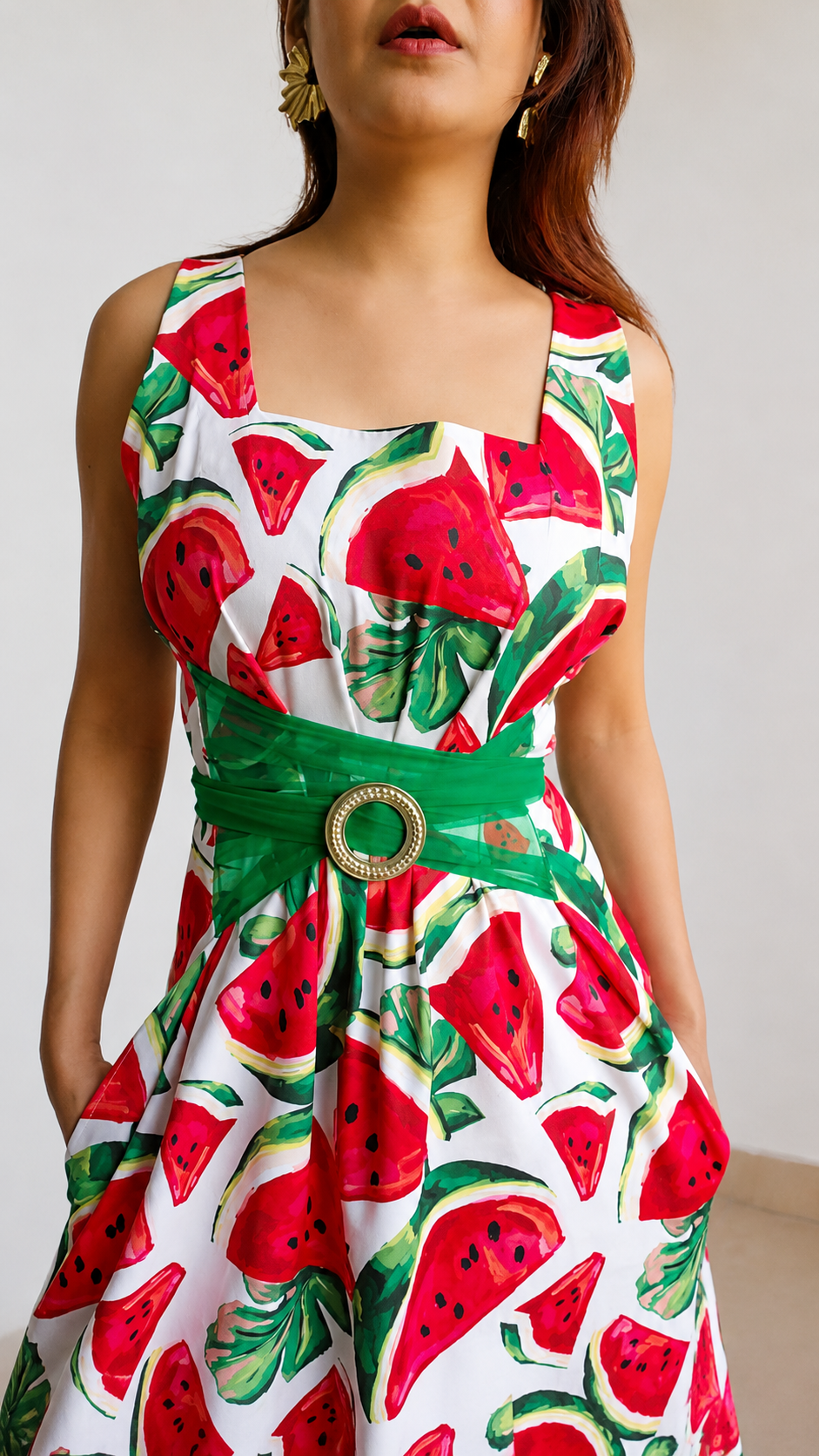 Watermelon Print Dress