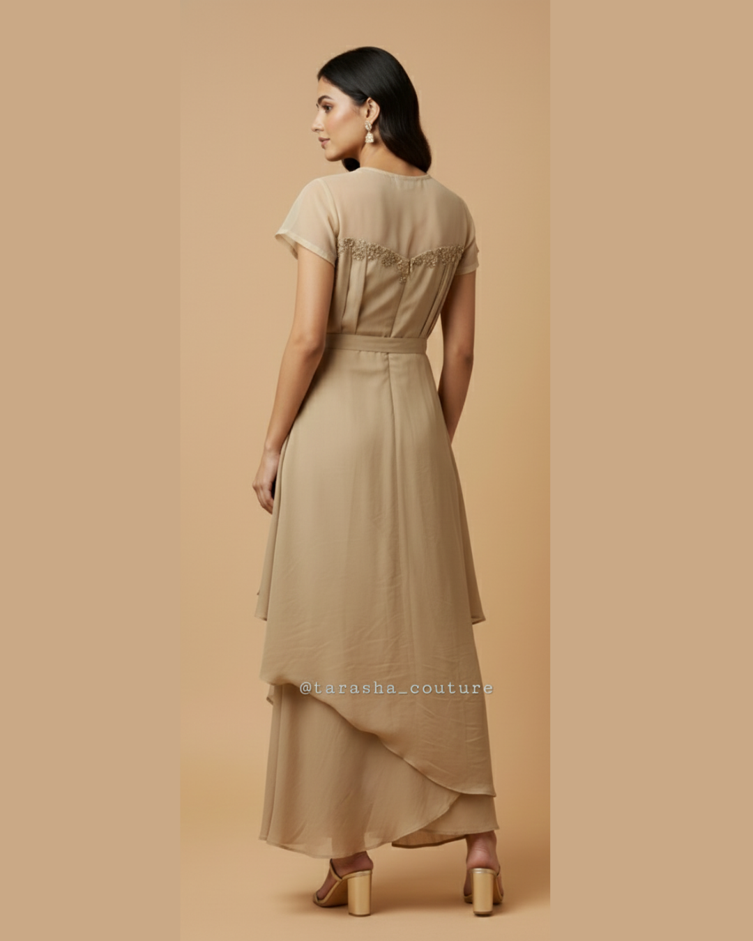 Gold Drape Gown